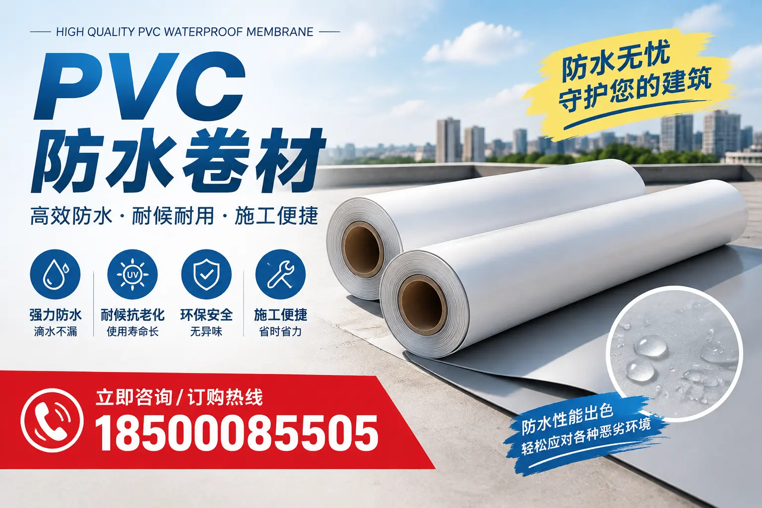 如何正确储存PVC防水卷材？三沙用户的实用建议